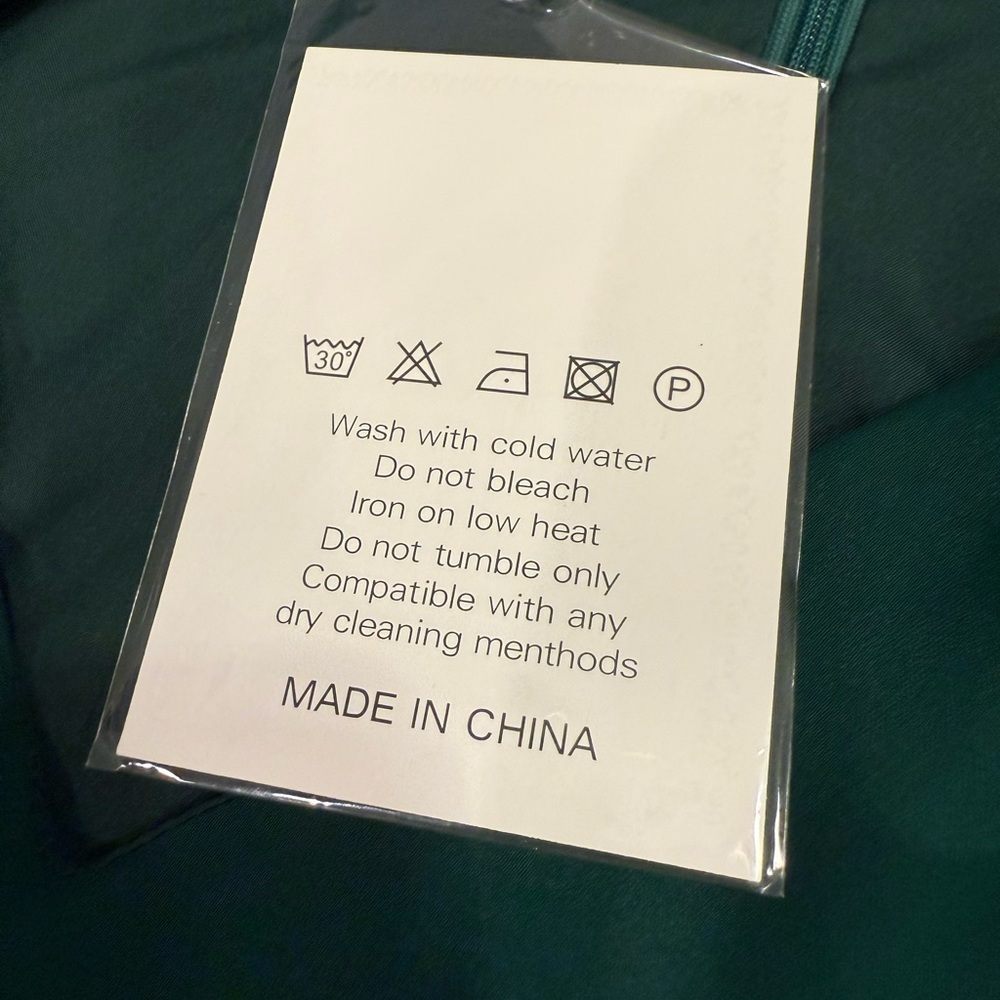 BELONGSCI deep green midi dress SZ XL - Picture 8 of 15